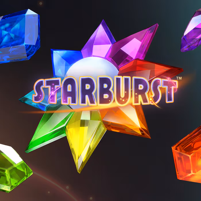 Starburst slot game with expanding wilds and cosmic gems theme